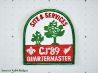 CJ'89 Quartermaster Site & Services